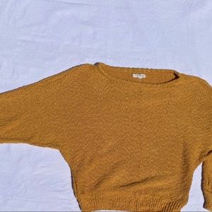 LA Hearts mustard sweater, size XS/S